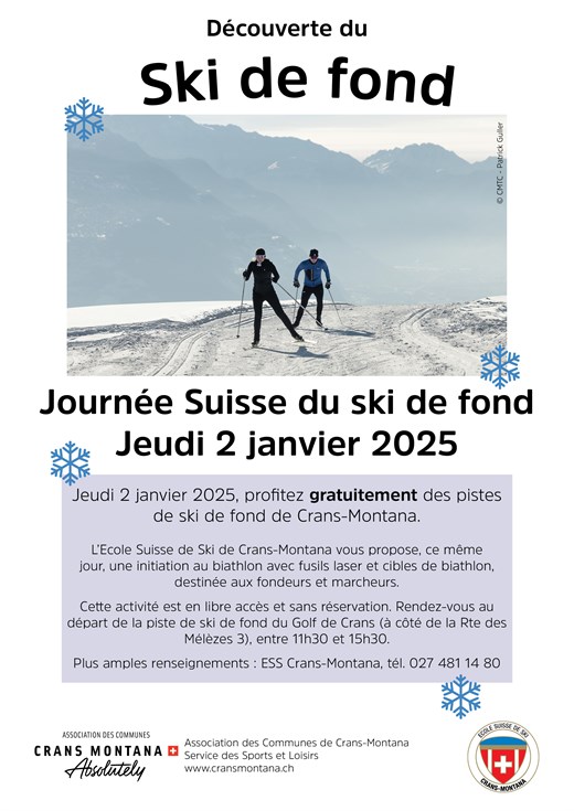 202412 Affiche Journée Suisse Du Ski De Fond